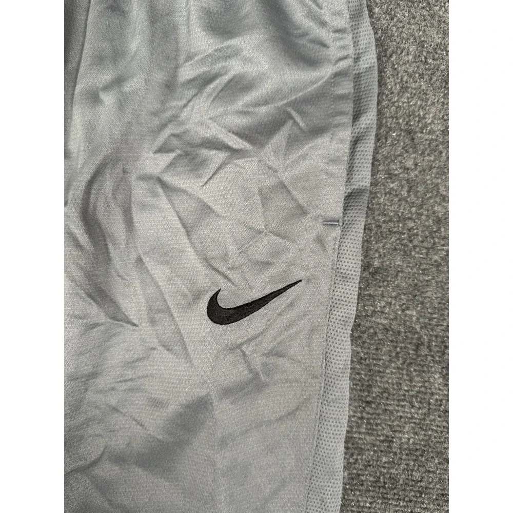 NikePants Mens Medium Gray Dri Fit Basketball Gym Training Sweatpants 30